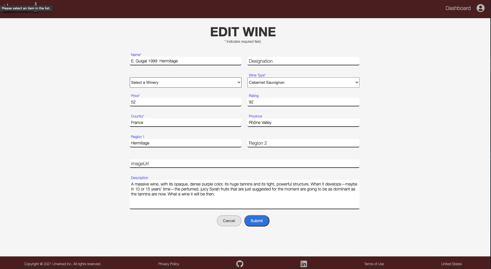 wine edit